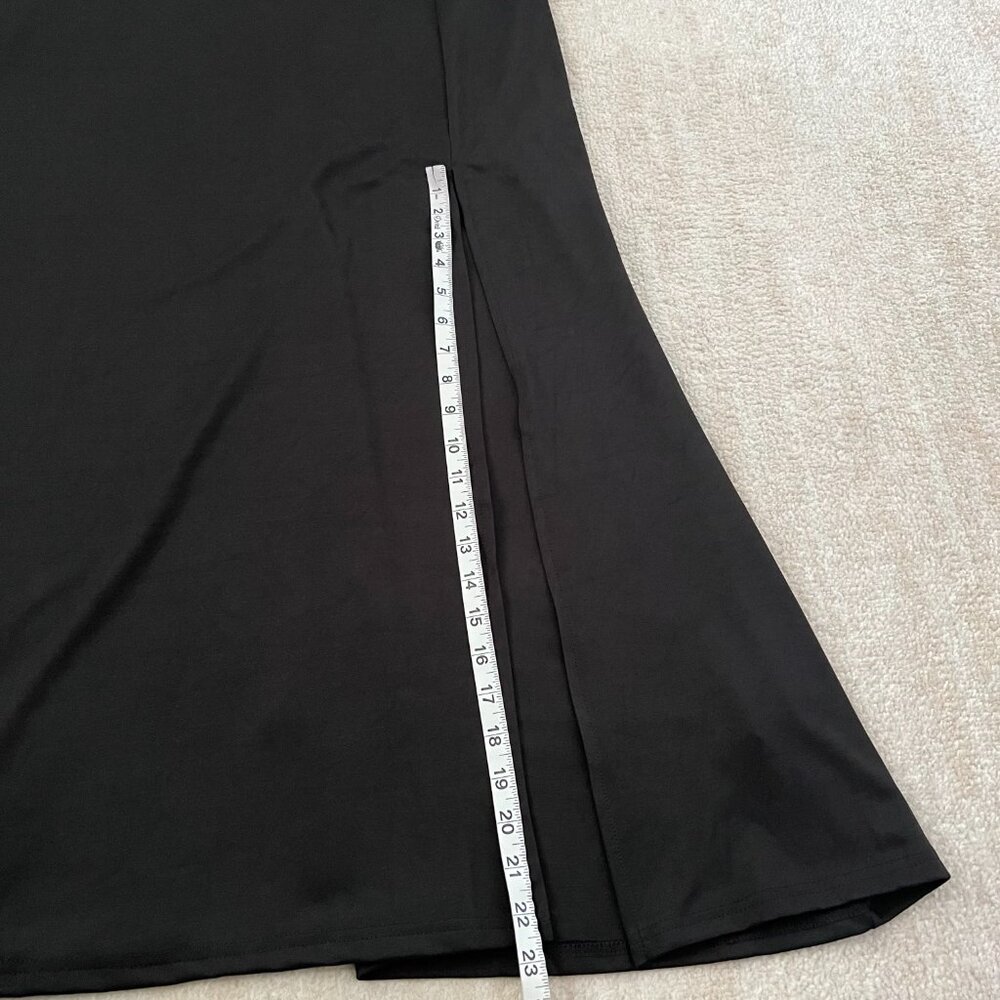 Stylewe Black Short Sleeve Maxi Dress 2XL - Picture 6 of 11